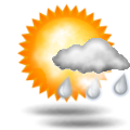 Hezké počasí, ale méně ustálené Forecast icon